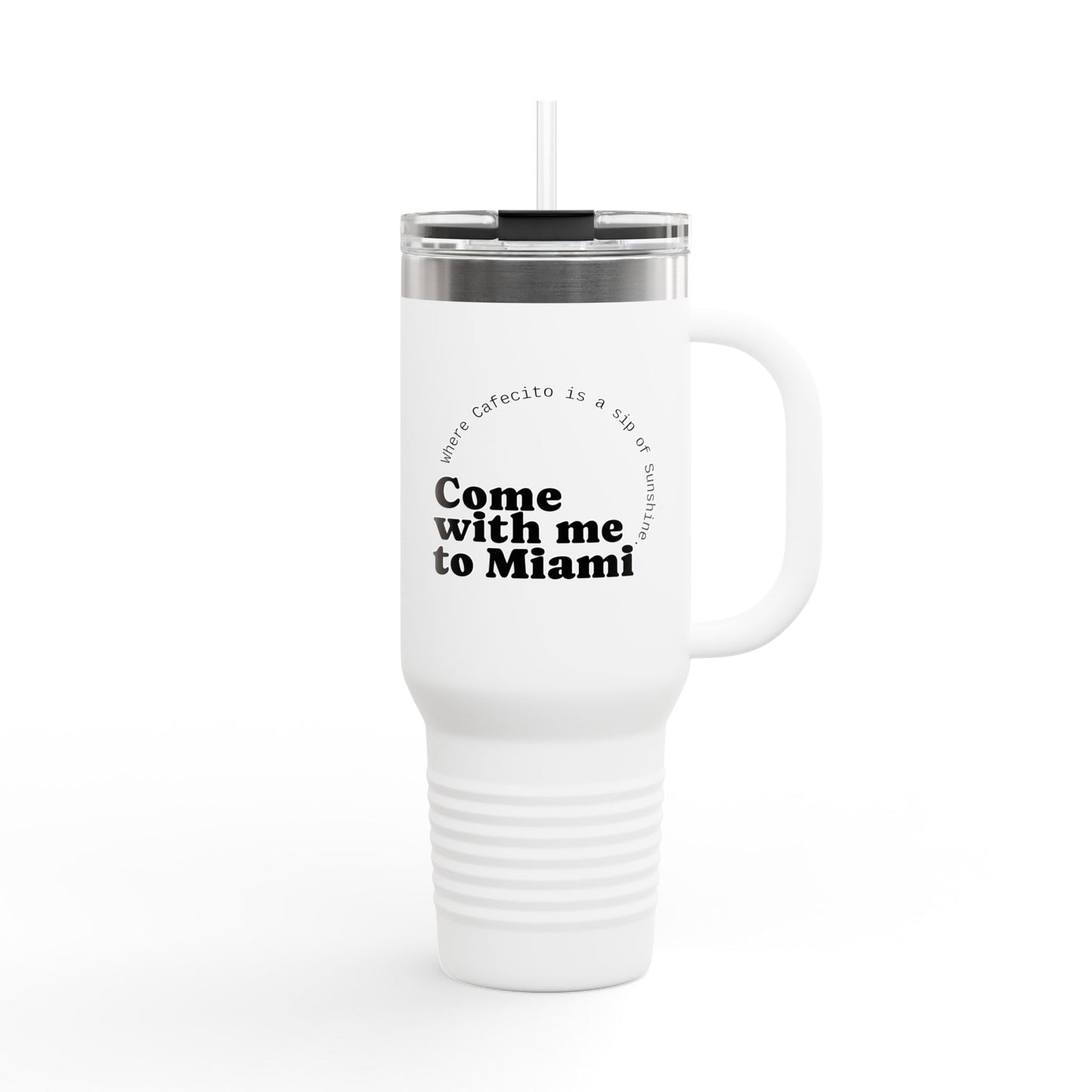 Miami Guide Travel Mug | 40oz, Perfect for Coffee Lovers, Travel, Outdoor Adventures