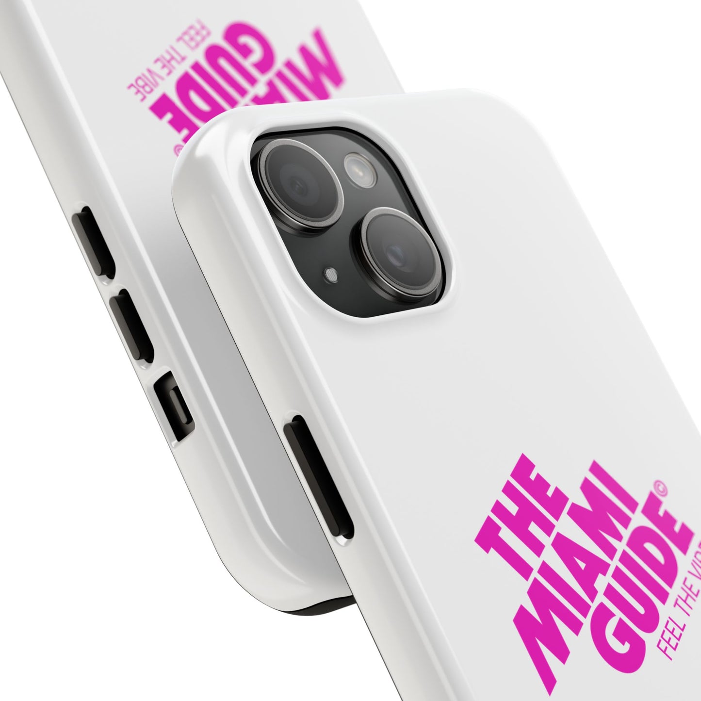 Vibrant Miami Guide Phone Case, Tough Phone Cover, Gift for Travelers, Urban Style Accessory, Colorful Mobile Protection